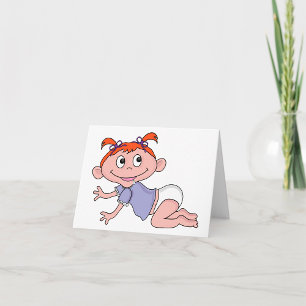 Cartes de notes pour bébé caricature