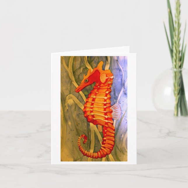 Cartes de notes pour chevaux de mer (Devant)