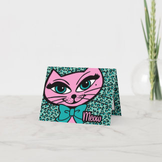 Cartes de notes pour Empreinte de léopard Kitty