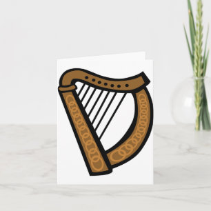 Cartes de notes pour instruments de harpe celtique