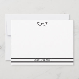 Cartes de notes pour lunettes