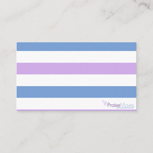 Cartes de notes PraiseMoves avec écriture (Dos)