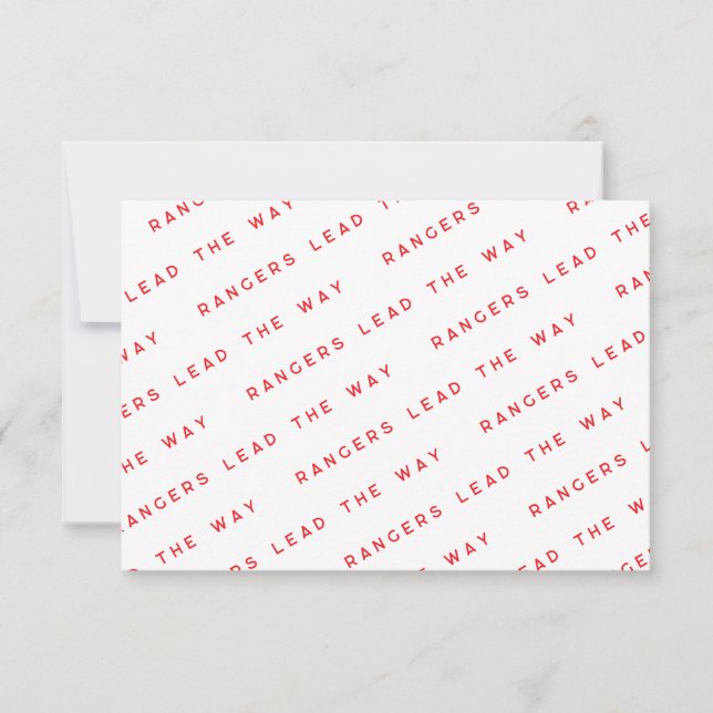 Cartes de notes RLTW Modernes (Devant)