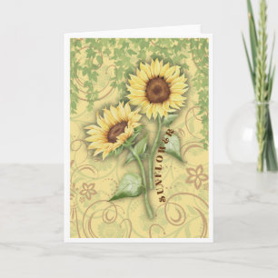 Cartes de notes Sunflower II