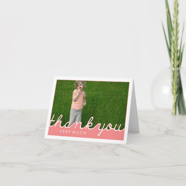Cartes de notes sur l'image personnalisée | Rose (Devant)