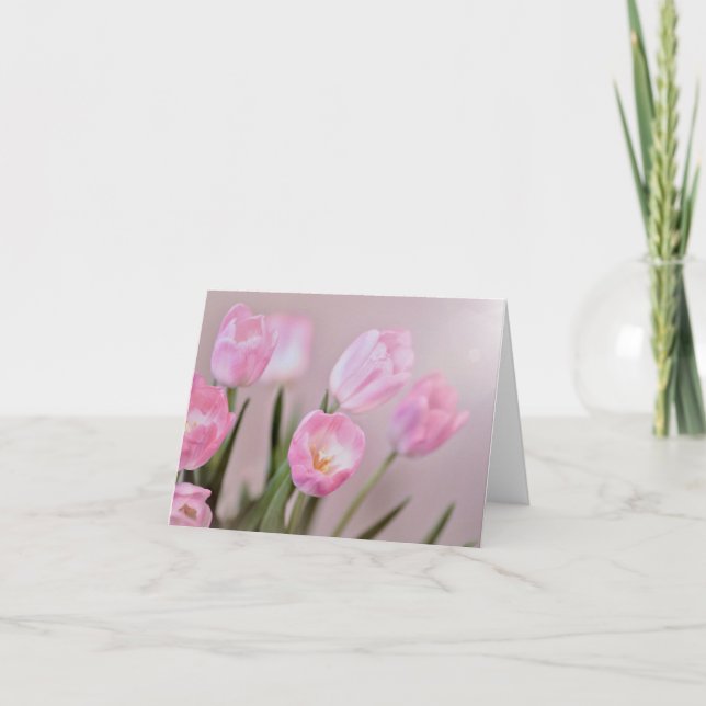 Cartes de notes Tulip Rose (Devant)