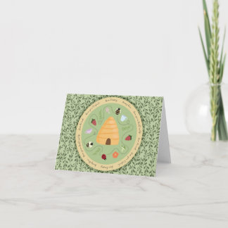 Cartes de notes vierges pliées