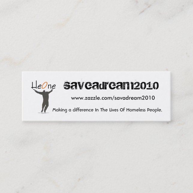 Cartes de notoriété de la marque de HeOne (Devant)