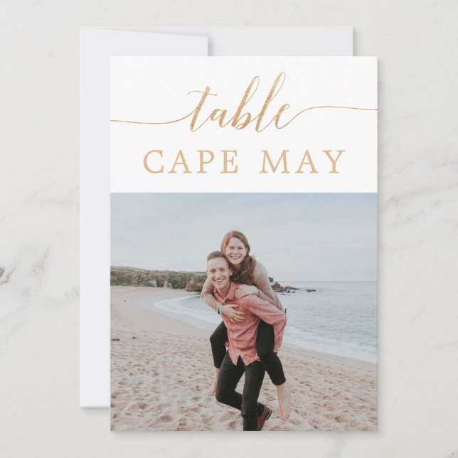 Cartes de Numéro de Table de Mariage à Thème de Vo (Devant)