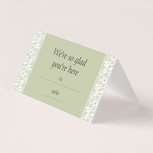 Cartes de numéro de table de mariage classiques en (Front)