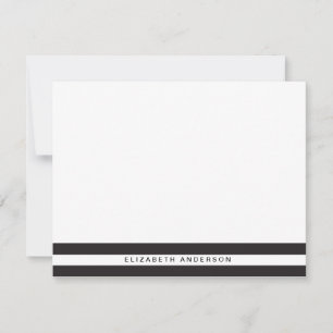 Cartes de papier à lettres personnalisées Chic Bla
