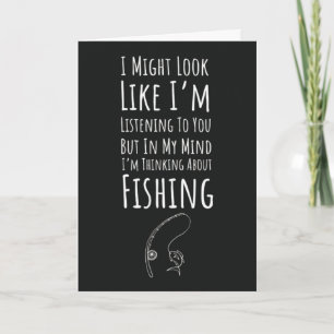 Cartes de pêche amusantes Humour de pêcheur Humori