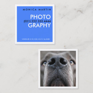 Cartes de photographe minimalistes audacieuses mod