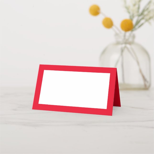 Cartes de place de style Tente rouge (Devant)