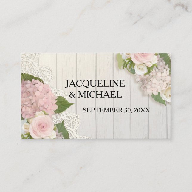 Cartes de Place Dentelle rustique dans Bois Pays G (Devant)