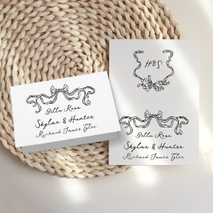 Cartes de place Dolce Vita do-it-yourself pliées r