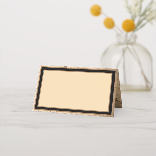 Cartes de place en marbre beige (Devant)