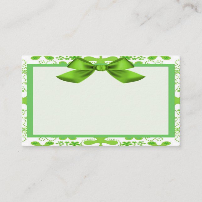 Cartes de Place Florales (Devant)