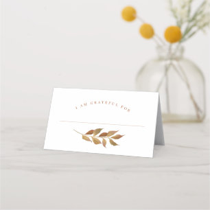 Cartes de Place Gratitude Action de grâce