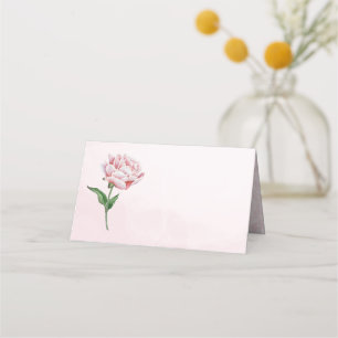 Cartes de place Pink Peony