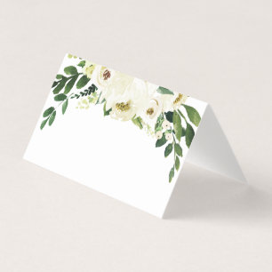 Cartes de place Roses Blanches - Cartes d'escorte