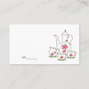Cartes de Place Tea Party