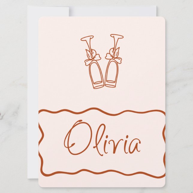 Cartes de Placement de Mariage & Cartes d'Accompag (Devant)