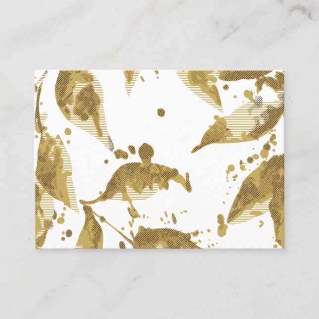 Cartes de placement de mariage dinosaure de luxe (Devant)