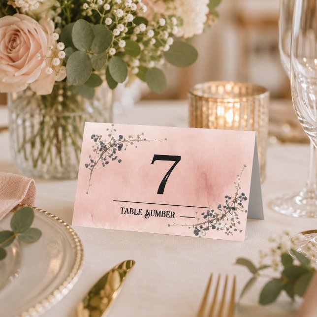 Cartes de placement de mariage Élégance botanique  (Créateur téléchargé)