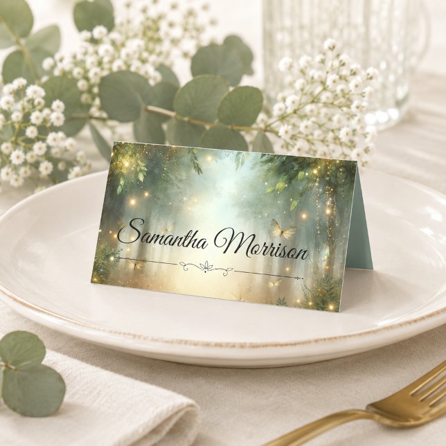 Cartes de placement de mariage magique de prairie  (Créateur téléchargé)