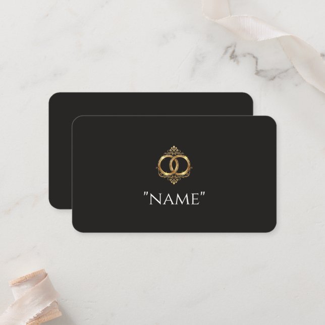 Cartes de placement de mariage modernes (Devant/Arrière en situation)