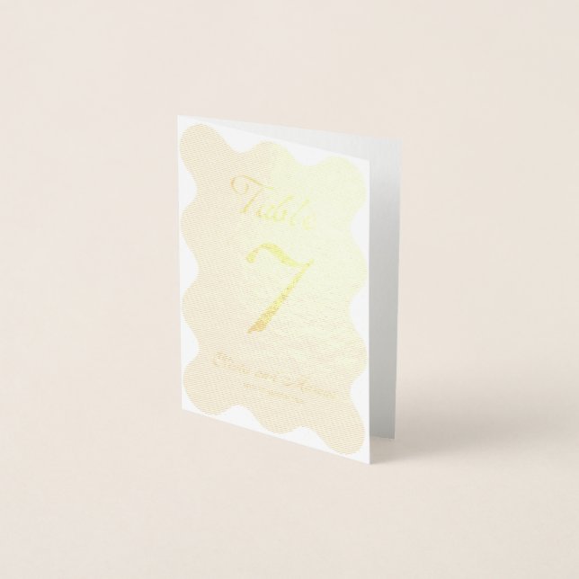 Cartes de placement de mariage personnalisées  (Devant)