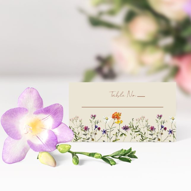 Cartes de placement de mariage pour jardin de fleu (Créateur téléchargé)
