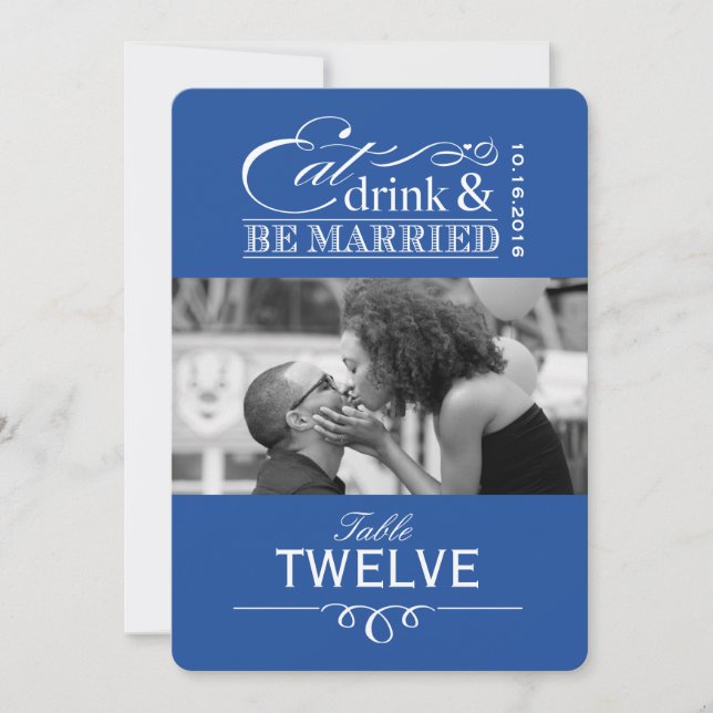 Cartes de placement de table - Manger, Boire & êtr (Devant)
