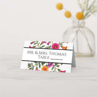 Cartes de placement de table, mariage