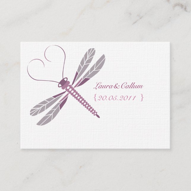 Cartes de placement Dragonfly (Devant)