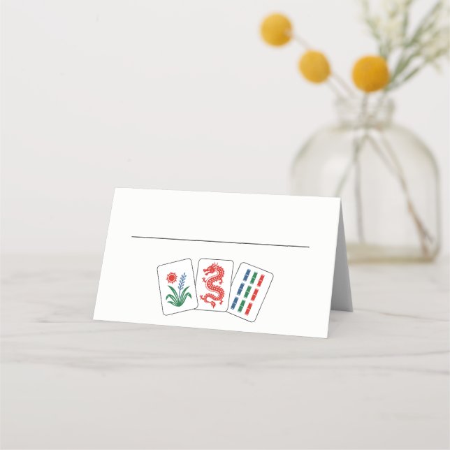 Cartes de placement n°2 de tuiles de Mahjong sans  (Devant)
