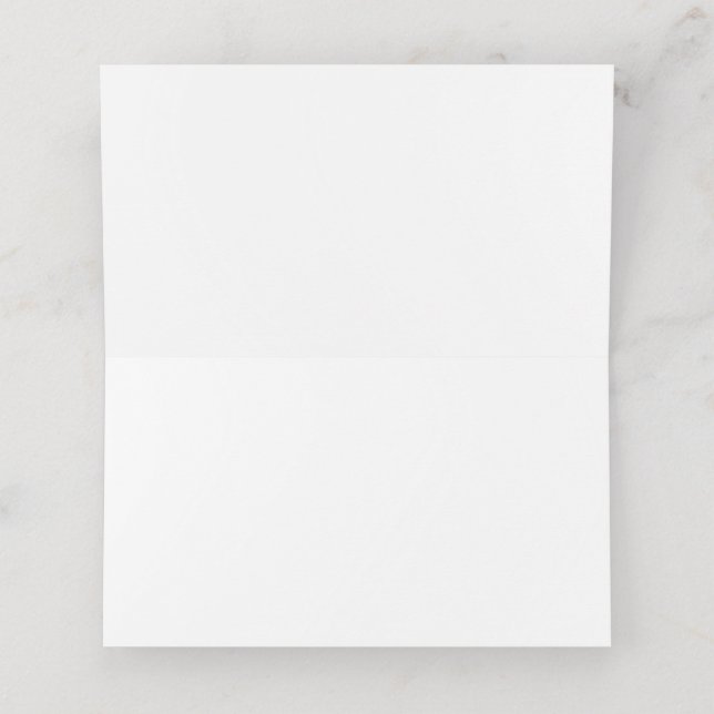Cartes de placement pliées pour mariage avec nœud  (Intérieur déplié)