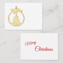 Cartes de placement pou table de Noël