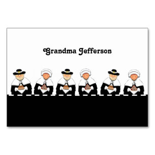 Cartes de placement pour la table de Thanksgiving