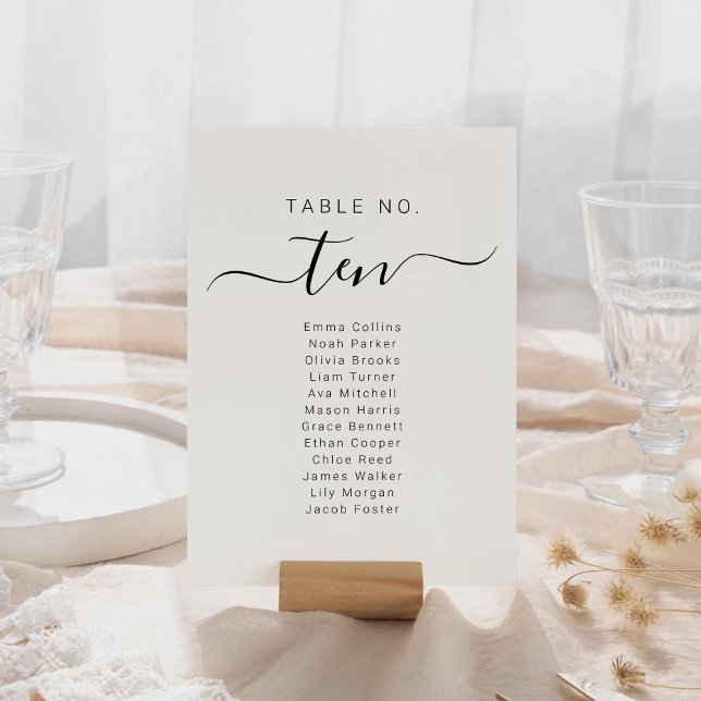 Cartes de Plan de Siège de Mariage Nom Plan de Siè (Wedding Seating Chart Cards Name Seat Plan)