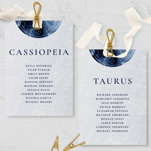 Cartes de plan de sièges gris bleu céleste Noms de (Créateur téléchargé)