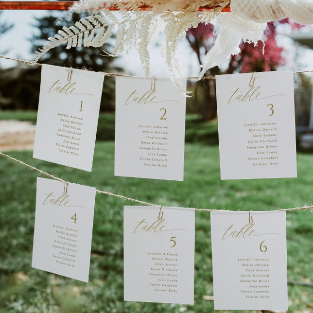 Cartes de plan de table de mariage élégantes moder (Créateur téléchargé)