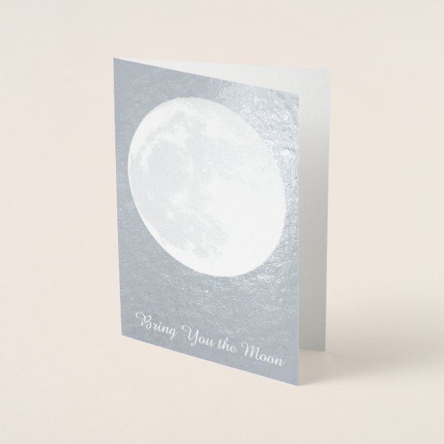 Cartes de Pleine lune Cartes de Lune personnalisée (Devant)