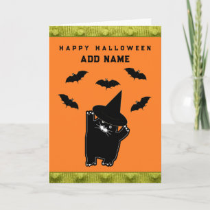 Cartes de poèmes Halloween personnalisées