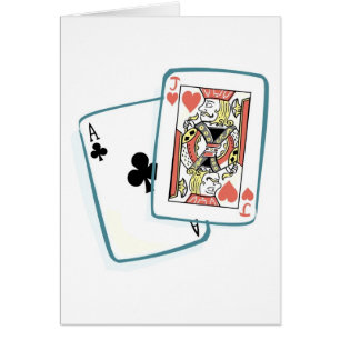 Cartes de poker Ace et Jack