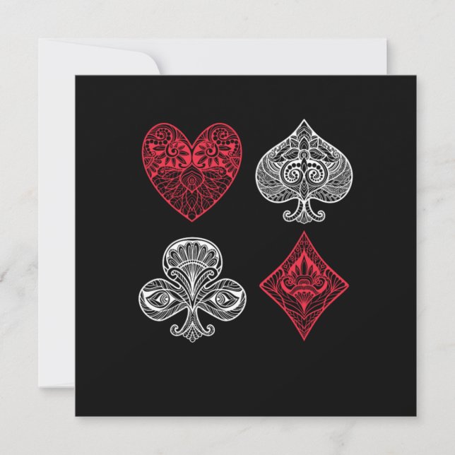 Cartes de Poker Casino Cartes de Jeux Joueur Tout  (Devant)