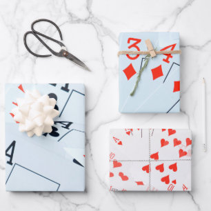 Cartes de poker, Papier Enveloppé Cadeau