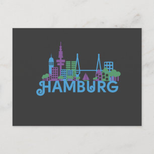 Cartes de poste Skyline Hambourg