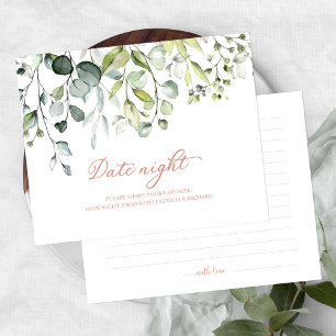 Cartes de pot de nuit de date de douche de mariée